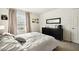 Inviting bedroom with a large window and neutral decor, ready for personal touches at 2606 S Durango Dr # 276, Las Vegas, NV 89117