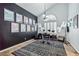 Versatile bonus room with stylish wall art and an electronic drum kit, offering creative space at 271 Sunshine Springs Ct, Henderson, NV 89014