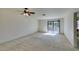 Spacious bedroom with a ceiling fan and sliding glass doors to a patio at 2851 S Valley View Blvd # 1161, Las Vegas, NV 89102