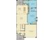 A modern floor plan featuring a living room, kitchen, 2-bay garage, and next-gen living space at 3136 Mossfield Ave, Henderson, NV 89052