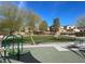 A playground with swings and play equipment, providing a fun and safe play area at 3136 Mossfield Ave, Henderson, NV 89052