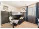 Comfortable bedroom with a bunk bed, carpet, and neutral walls, perfect for  at 4129 Chamisa Cove St, Las Vegas, NV 89115