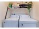 Clean and functional laundry area with a washer and dryer unit, ready for use at 4129 Chamisa Cove St, Las Vegas, NV 89115