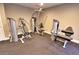 Well equipped gym with weight machines and a neutral color palette at 4200 S Valley View Blvd # 3078, Las Vegas, NV 89103