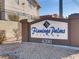 Community sign with stone and stucco at 4200 S Valley View Blvd # 3078, Las Vegas, NV 89103