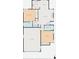 Detailed floor plan showcasing the layout of the home, including bedrooms, bathrooms, kitchen, and living areas at 656 Thornewood Pl, Las Vegas, NV 89123