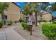 Condominium community with a charming sidewalk and a community book exchange at 6868 Sky Pointe Dr # 1089, Las Vegas, NV 89131