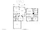 Detailed floor plan of both floors, showcasing the home's layout with a kitchen, living spaces, bedrooms, and bathrooms at 7013 Bisoni St, Las Vegas, NV 89149