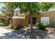 Charming condo entrance with lush landscaping and a welcoming facade at 8070 W Russell Rd # 2121, Las Vegas, NV 89113