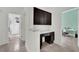 Convenient laundry room with washer, dryer, storage cabinets, and granite countertops at 8134 Maddingley Ave, Las Vegas, NV 89117