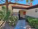 Exterior entrance to the leasing office featuring desert landscaping and convenient parking at 9000 Las Vegas Blvd # 2033, Las Vegas, NV 89123