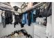 Organized walk-in closet with clothing racks and a dresser for optimal storage at 9715 Harper Edge St, Las Vegas, NV 89143
