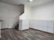Open-concept living room with ample storage and hard surface floors at 1050 Spotted Saddle St, Henderson, NV 89015