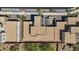 An aerial view of the community's modern architectural design and landscaping at 10895 Artesano Ave, Las Vegas, NV 89135