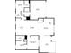 Detailed floor plan of the home's first floor, showcasing the layout and dimensions of each room at 10895 Artesano Ave, Las Vegas, NV 89135