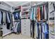 Walk-in closet with built-in shelving and ample storage space at 11 Feather Sound Dr, Henderson, NV 89052