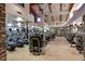 Fully-equipped gym featuring modern exercise equipment, machines, and a high ceiling at 11 Feather Sound Dr, Henderson, NV 89052
