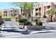Gated entrance to a condo or apartment complex surrounded by desert landscaping at 2171 Bay Club Dr # 103, Laughlin, NV 89029