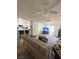 Spacious living room with bar seating, fireplace, and lots of natural light at 2171 Bay Club Dr # 103, Laughlin, NV 89029