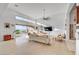 Spacious living room with a modern design, high ceilings, and an open floor plan at 2180 Skyline Heights Ln, Henderson, NV 89052