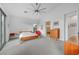 Bright main bedroom with carpeted floors, large windows, and minimalist decor at 2180 Skyline Heights Ln, Henderson, NV 89052