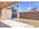 Private backyard featuring desert landscaping at 2504 Paradise Village Way, Las Vegas, NV 89120