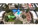 Aerial view showcasing community amenities including community pool and park near residences at 2504 Paradise Village Way, Las Vegas, NV 89120