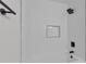Shower area accented with white subway tiles and matte black hardware at 2504 Paradise Village Way, Las Vegas, NV 89120