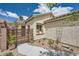 Inviting home exterior showing the walkway, desert landscaping, and a private courtyard at 3257 River Glorious Ln, Las Vegas, NV 89135