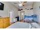 Spacious bedroom with natural light, and bunkbeds at 3432 Beca Faith Dr, North Las Vegas, NV 89032