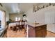 Open concept dining area with tile flooring and natural light at 3432 Beca Faith Dr, North Las Vegas, NV 89032