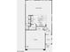 Floor plan of the home's first floor showing the garage, kitchen, great room, porch, and entry at 4208 Mount Bonnell Ave, North Las Vegas, NV 89081