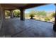 Covered patio overlooks the desert landscape at 4565 Riva De Romanza St, Las Vegas, NV 89135