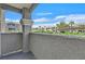Balcony view overlooking greenery and neighboring buildings on a beautiful day at 5055 W Hacienda Ave # 1136, Las Vegas, NV 89118