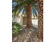 Charming single-story home with desert landscaping and mature palm trees in the front yard at 5305 Bright Sun Ct, Las Vegas, NV 89130