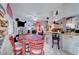 Living area with kitchen, dining and television at 5305 Bright Sun Ct, Las Vegas, NV 89130