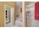 Ensuite bathroom featuring a shower and separate soaking tub with large tiles at 5305 Bright Sun Ct, Las Vegas, NV 89130