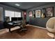 Sound studio featuring guitars, recording equipment, and modern decor creating a professional space at 5850 Rockway Glen Ave, Las Vegas, NV 89141