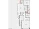 Detailed floor plan showcasing the layout of the home, including bedrooms, bathrooms, kitchen, and living spaces at 5941 Violet Crown St, North Las Vegas, NV 89081