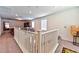 View of the landing with railing and view of the staircase below at 6046 Castle Gardens Ave, Las Vegas, NV 89130