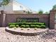 American West Promontory sign with a brick facade surrounded by landscaping and rock ground cover at 6269 Bold Regatta Ct, Las Vegas, NV 89139
