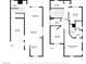 A detailed floorplan of a 2-story home layout at 8261 Golden Flowers St, Las Vegas, NV 89139
