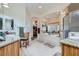 Luxurious main bathroom with a large soaking tub, dual vanities, and a walk-in closet at 8325 Villa De Medici St, Las Vegas, NV 89131