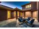 Cozy back patio with comfortable seating, ideal for outdoor relaxation at 8705 Killians Greens Dr, Las Vegas, NV 89131