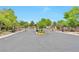 View of the community gate to the neighborhood at 9412 Jewel Lake Ave, Las Vegas, NV 89166