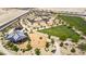 Aerial view of community playground featuring modern equipment at 9732 Abel Cliff St, Las Vegas, NV 89143