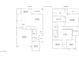 Floor plan showcasing the layout of the home including kitchen, bedrooms, and living spaces at 9732 Abel Cliff St, Las Vegas, NV 89143