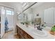 Bathroom features double vanity with white countertop, and a separate tub/shower at , Las Vegas, NV 89149