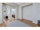 Bedroom with hardwood flooring, neutral paint, and view to ensuite bath at , Las Vegas, NV 89149
