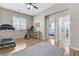 Bedroom with hardwood flooring, natural light, and fitness equipment at , Las Vegas, NV 89149